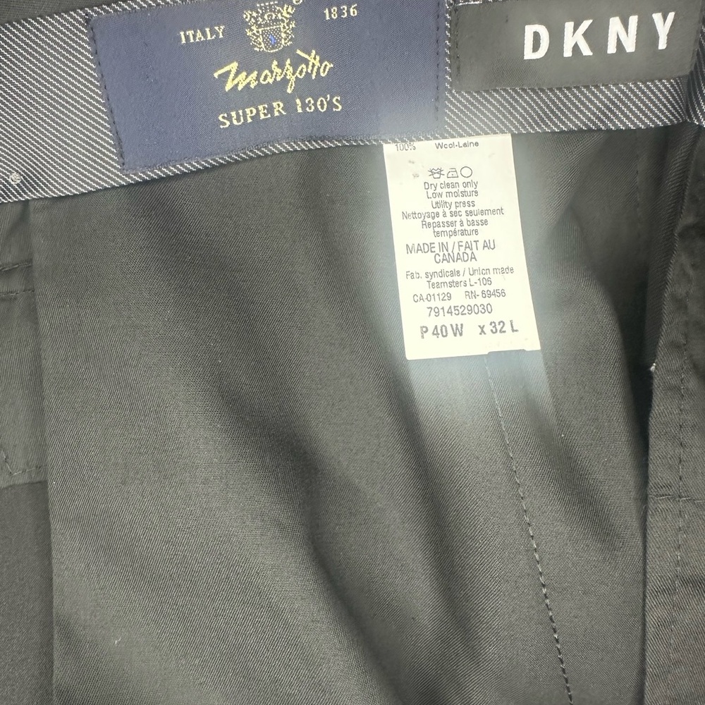 DKNY Classic Black Suit Pants